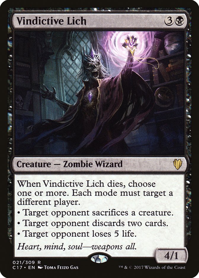 Magic | Vindictive Lich [Commander 2017] | The Nerd Merchant