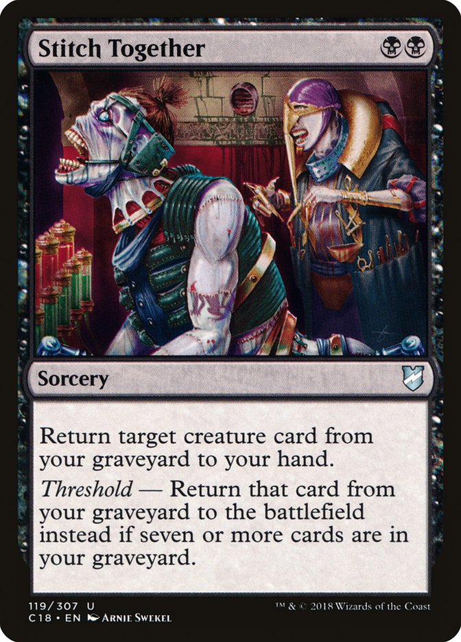 Magic | Stitch Together [Commander 2018] | The Nerd Merchant