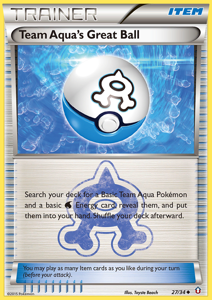 Pokemon | Team Aqua's Great Ball (27/34) [XY: Double Crisis] | The Nerd Merchant
