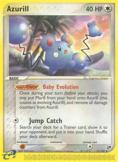 Pokemon | Azurill (31/100) [EX: Sandstorm] | The Nerd Merchant