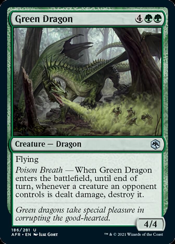 Magic | Green Dragon [Dungeons & Dragons: Adventures in the Forgotten Realms] | The Nerd Merchant