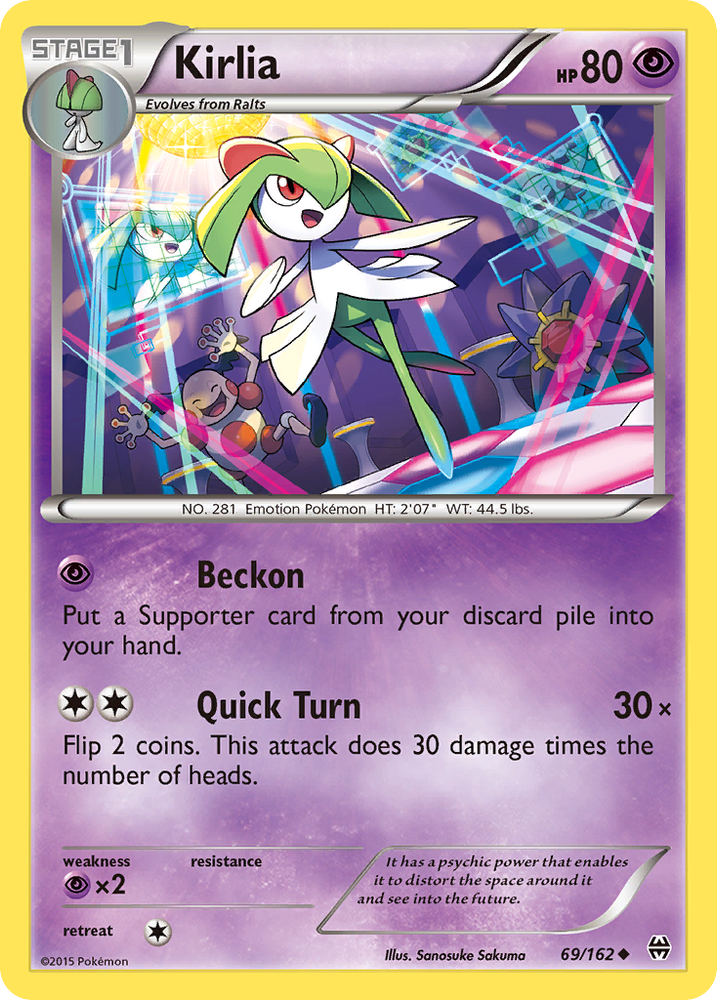 Pokemon | Kirlia (69/162) [XY: BREAKthrough] | The Nerd Merchant
