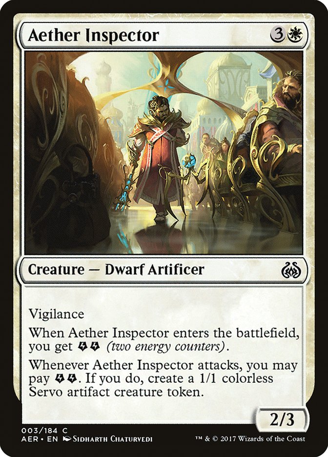 Magic | Aether Inspector [Aether Revolt] | The Nerd Merchant