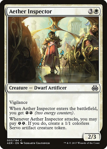 Magic | Aether Inspector [Aether Revolt] | The Nerd Merchant