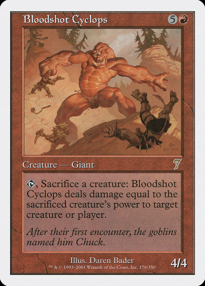 Magic | Bloodshot Cyclops [Seventh Edition] | The Nerd Merchant