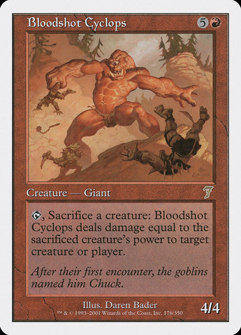 Magic | Bloodshot Cyclops [Seventh Edition] | The Nerd Merchant