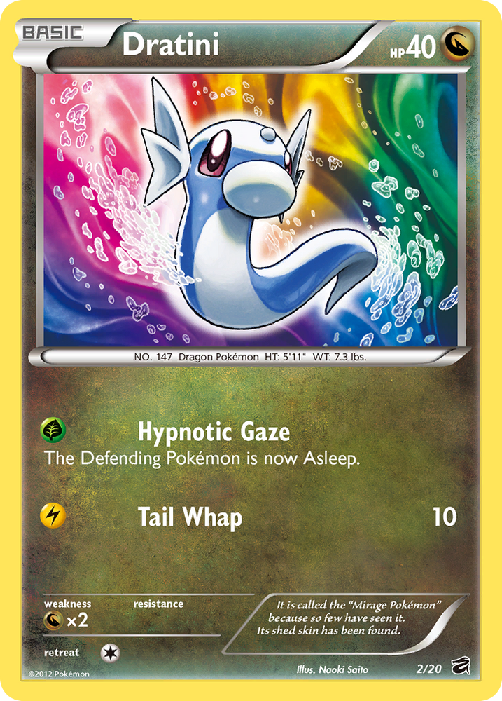 Pokemon | Dratini (2/20) [Black & White: Dragon Vault] | The Nerd Mechant