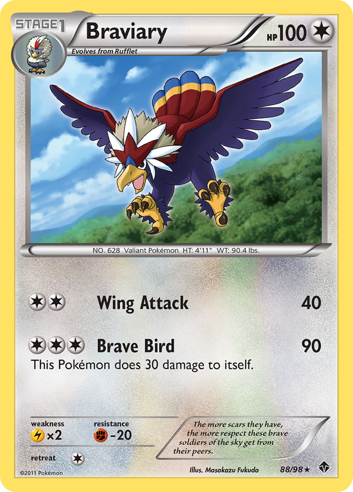 Pokemon | Braviary (88/98) [Black & White: Emerging Powers] | The Nerd Merchant