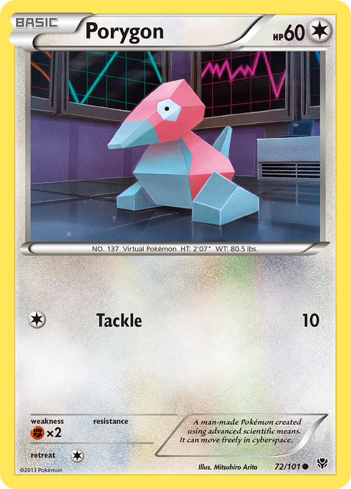 Pokemon | Porygon (72/101) [Black & White: Plasma Blast] | The Nerd Merchant
