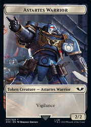 Magic | Astartes Warrior (001) // Robot Double-Sided Token [Warhammer 40,000 Tokens] | The Nerd Merchant
