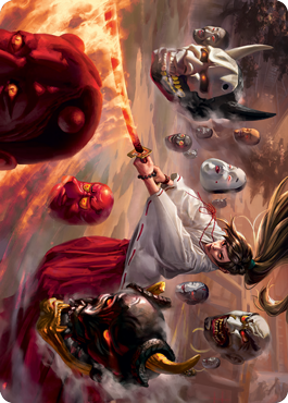 Magic | Unquenchable Fury Art Card [Kamigawa: Neon Dynasty Art Series] | The Nerd Merchant