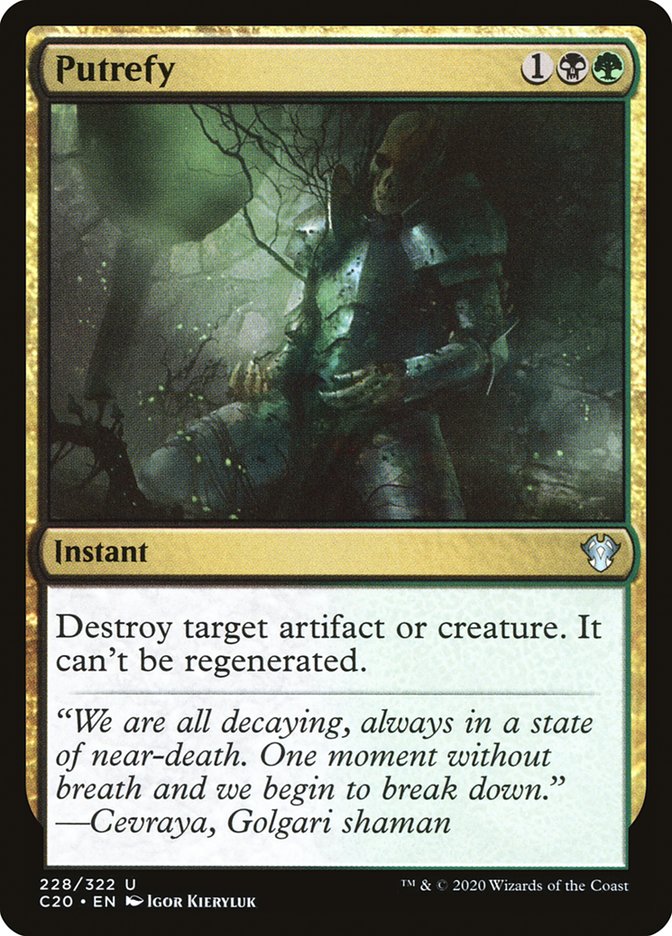 Magic | Putrefy [Commander 2020] | The Nerd Merchant