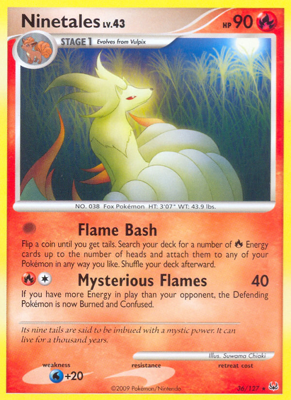 Pokemon | Ninetales (36/127) [Platinum: Base Set] | The Nerd Merchant