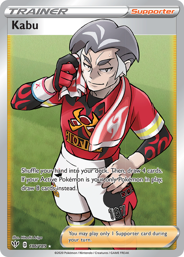 Pokemon | Kabu (186/189) [Sword & Shield: Darkness Ablaze] | The Nerd Merchant