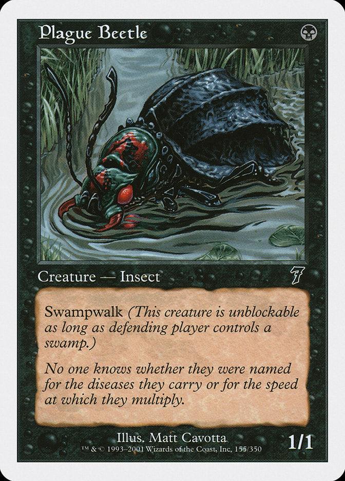 Magic | Plague Beetle [Seventh Edition] | The Nerd Merchant