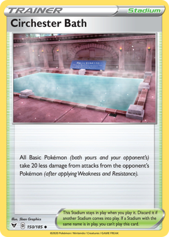 Pokemon | Circhester Bath (150/185) [Sword & Shield: Vivid Voltage] | The Nerd Merchant