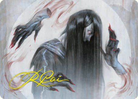 Magic | Clawing Torment Art Card (Gold-Stamped Signature) [Kamigawa: Neon Dynasty Art Series] | The Nerd Merchant