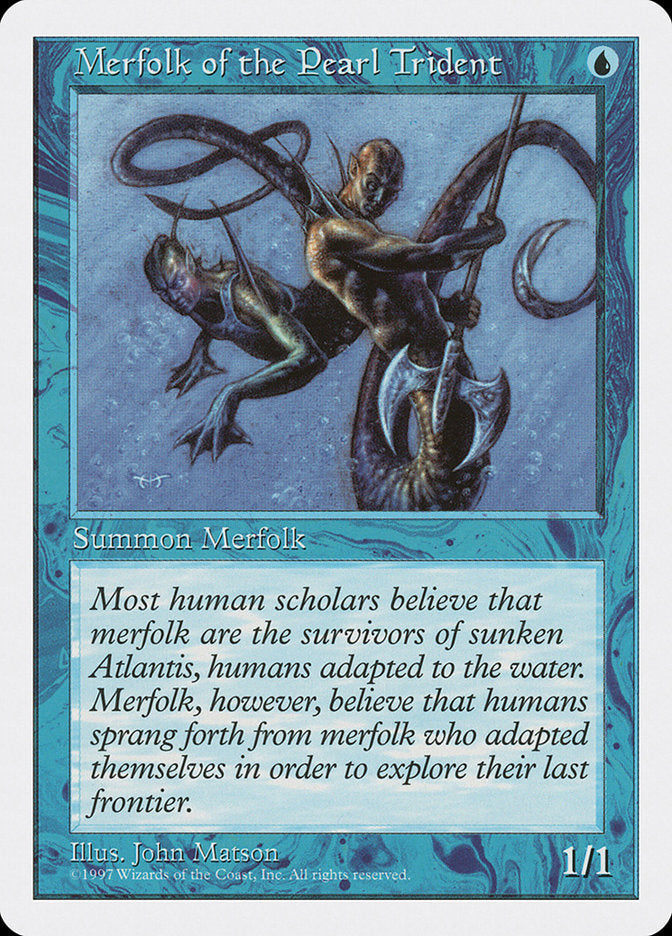 Magic | Merfolk of the Pearl Trident [Fifth Edition] | The Nerd Merchant