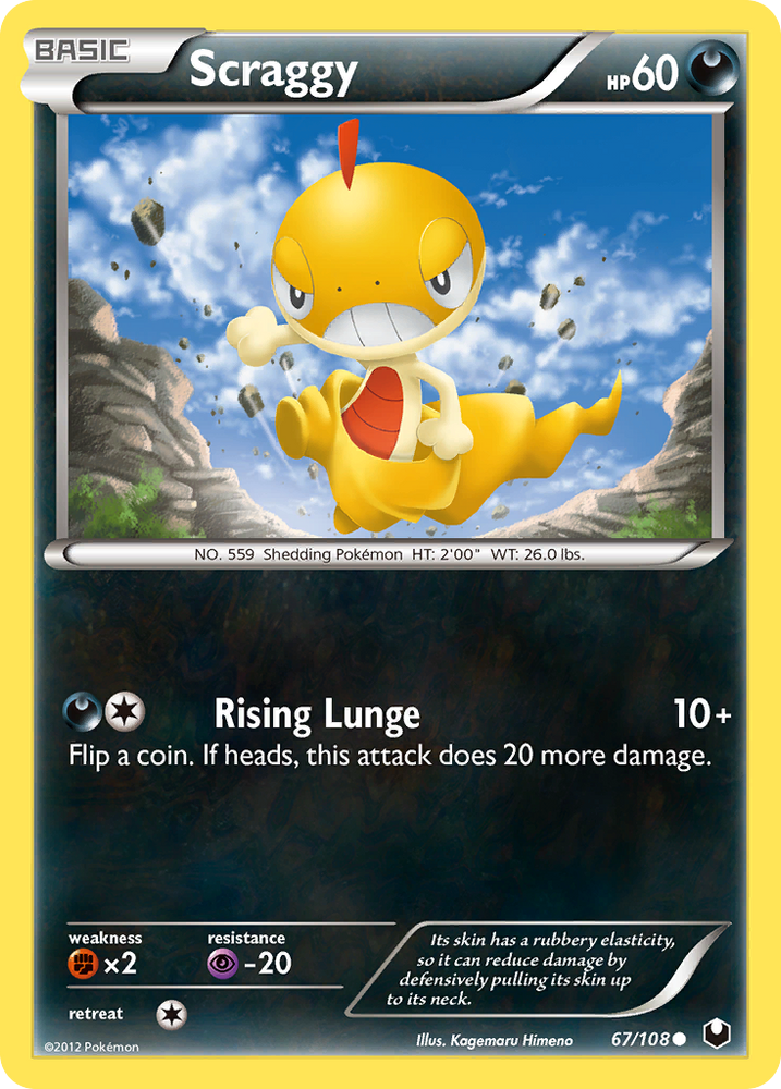 Pokemon | Scraggy (67/108) [Black & White: Dark Explorers] | The Nerd Merchant
