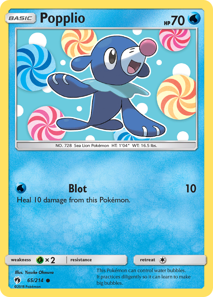 Pokemon | Popplio (65/214) [Sun & Moon: Lost Thunder] | The Nerd Merchant