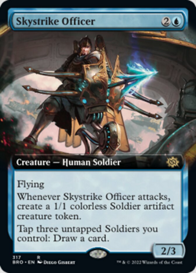 Magic | Skystrike Officer (Extended Art) [The Brothers' War] | The Nerd Merchant