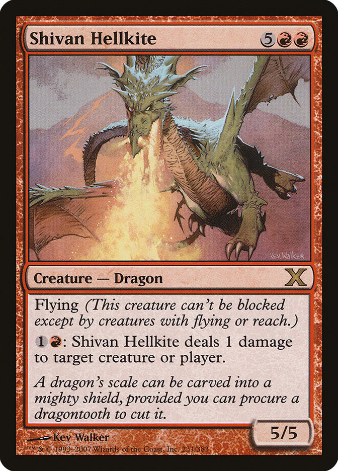 Magic | Shivan Hellkite [Tenth Edition] | The Nerd Merchant