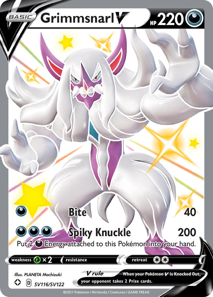 Pokemon | Grimmsnarl V (SV116/SV122) [Sword & Shield: Shining Fates] | The Nerd Merchant