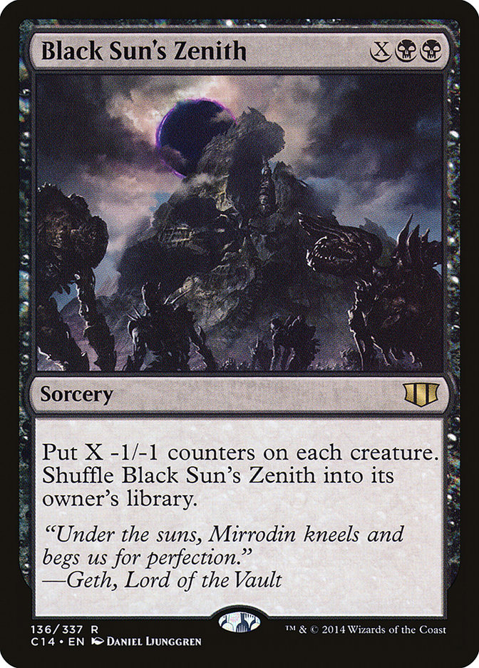 Magic | Black Sun's Zenith [Commander 2014] | The Nerd Merchant