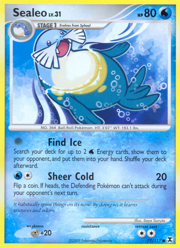 Pokemon | Sealeo (77/111) [Platinum: Rising Rivals] | The Nerd Merchant