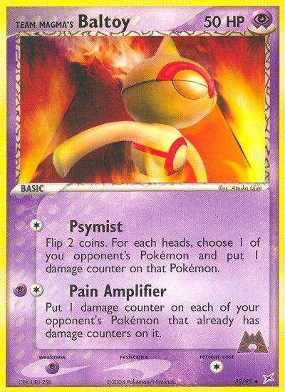 Pokemon | Team Magma's Baltoy (32/95) [EX: Team Magma vs Team Aqua] | The Nerd Merchant