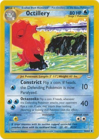 Pokemon | Octillery (34/64) [Neo Revelation Unlimited] | The Nerd Merchant
