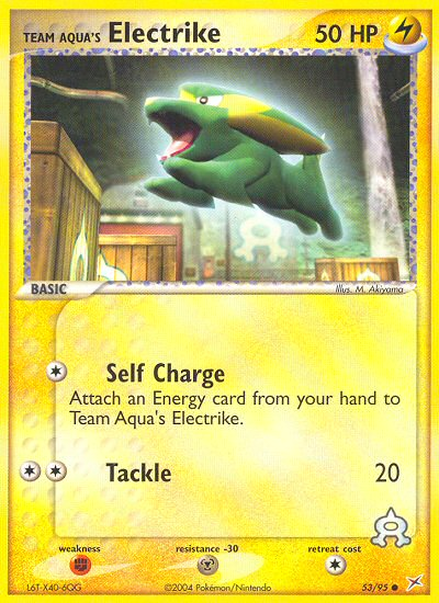 Pokemon | Team Aqua's Electrike (53/95) [EX: Team Magma vs Team Aqua] | The Nerd Merchant