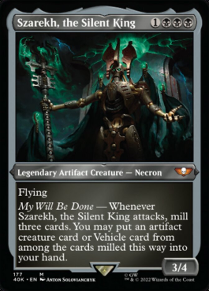Magic | Szarekh, the Silent King (Display Commander) (Surge Foil) [Warhammer 40,000] | The Nerd Merchant
