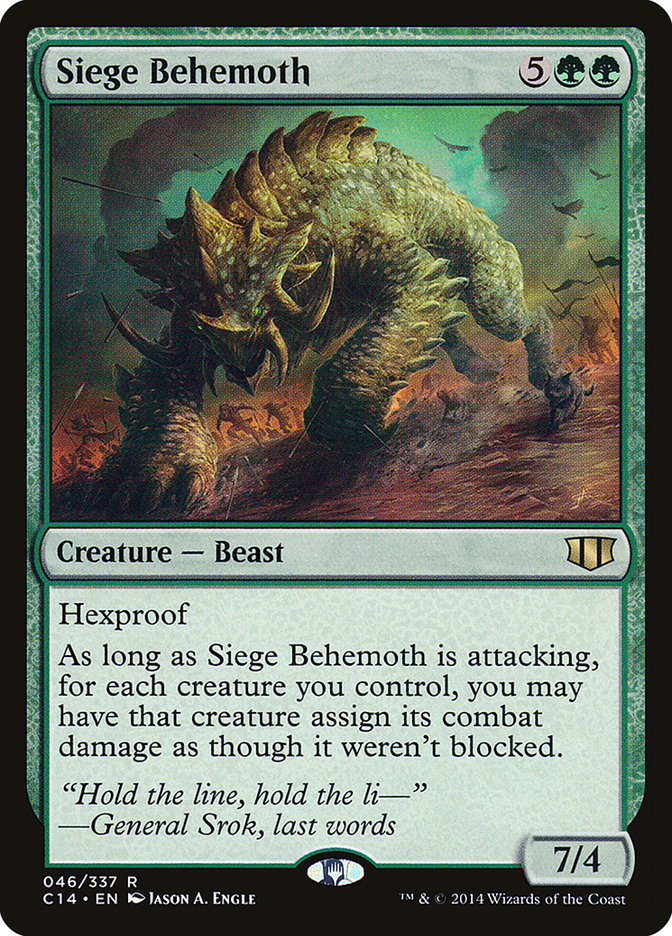 Magic | Siege Behemoth [Commander 2014] | The Nerd Merchant