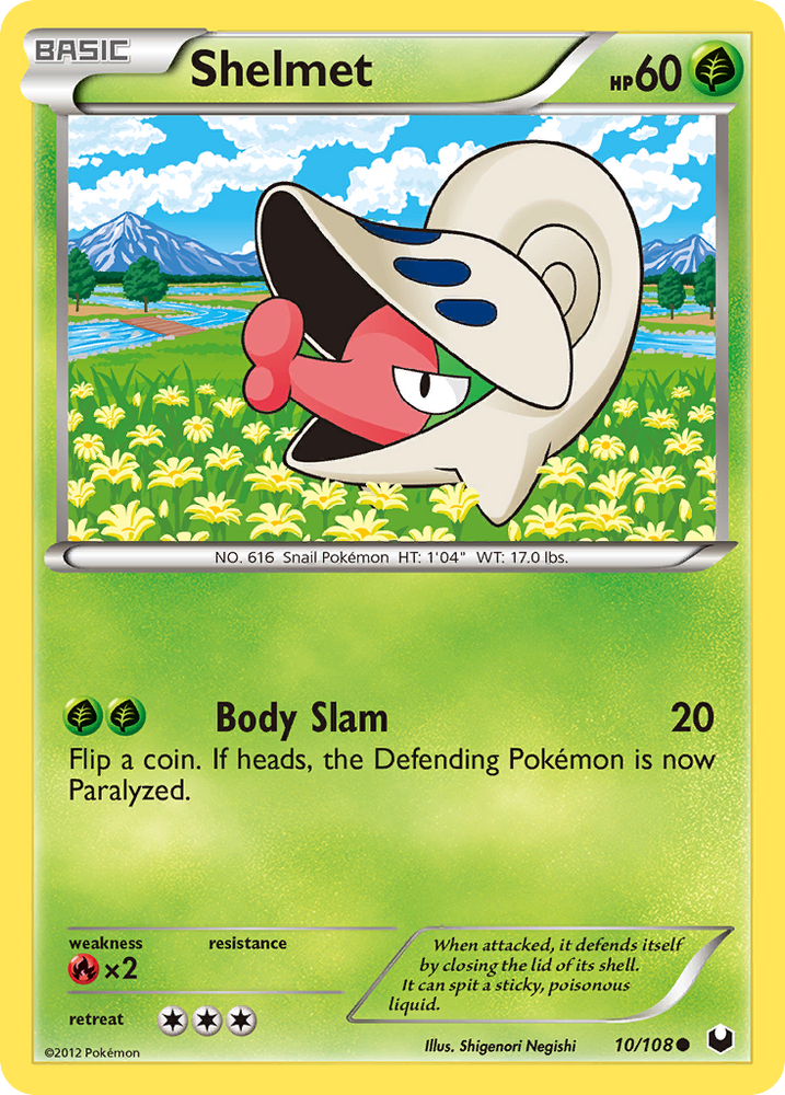 Pokemon | Shelmet (10/108) [Black & White: Dark Explorers] | The Nerd Merchant