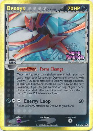 Pokemon | Deoxys (3/110) (Delta Species) (Stamped) [EX: Holon Phantoms] | The Nerd Merchant
