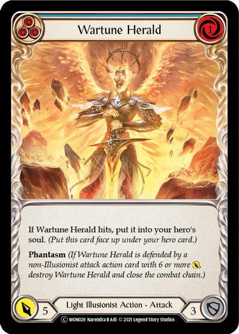 Wartune Herald (Blue) [U-MON028] (Monarch Unlimited)  Unlimited Normal