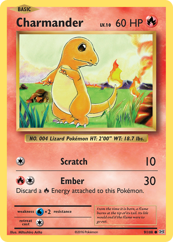 Pokemon | Charmander (9/108) [XY: Evolutions] | The Nerd Merchant