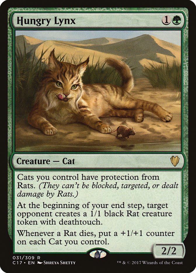 Magic | Hungry Lynx [Commander 2017] | The Nerd Merchant