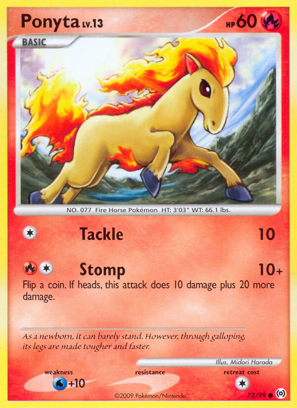 Pokemon | Ponyta (72/99) [Platinum: Arceus] | The Nerd Merchant