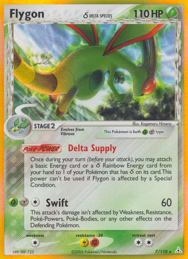 Pokemon | Flygon (7/110) (Delta Species) [EX: Holon Phantoms] | The Nerd Merchant