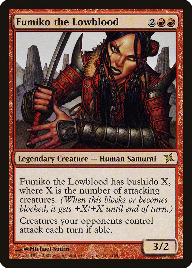 Magic | Fumiko the Lowblood [Betrayers of Kamigawa] | The Nerd Merchant
