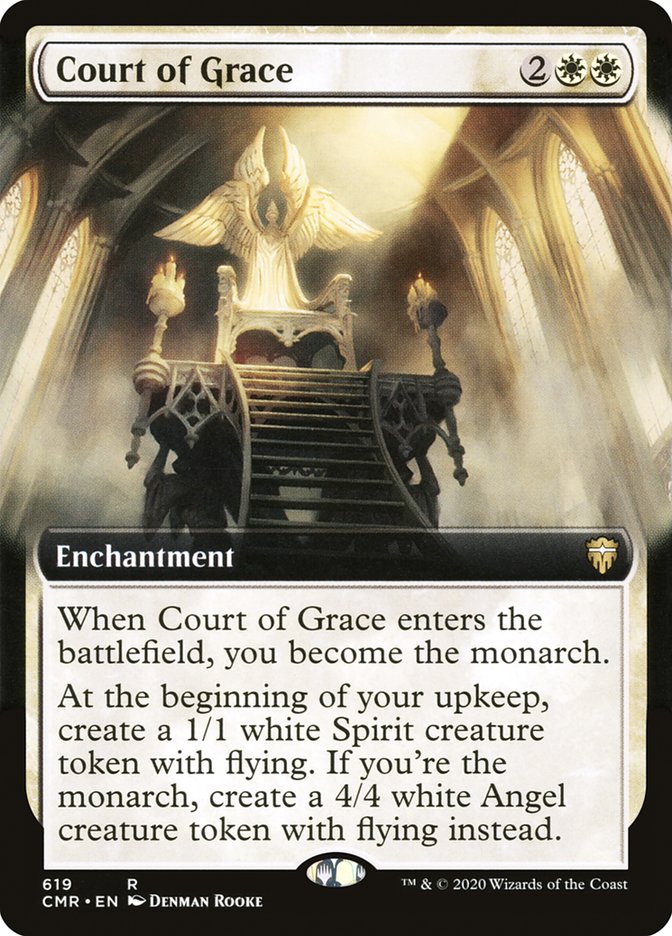 Magic | Court of Grace (Extended Art) [Commander Legends] | The Nerd Merchant