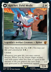Magic | Ratchet, Field Medic // Ratchet, Rescue Racer [Transformers] | The Nerd Merchant