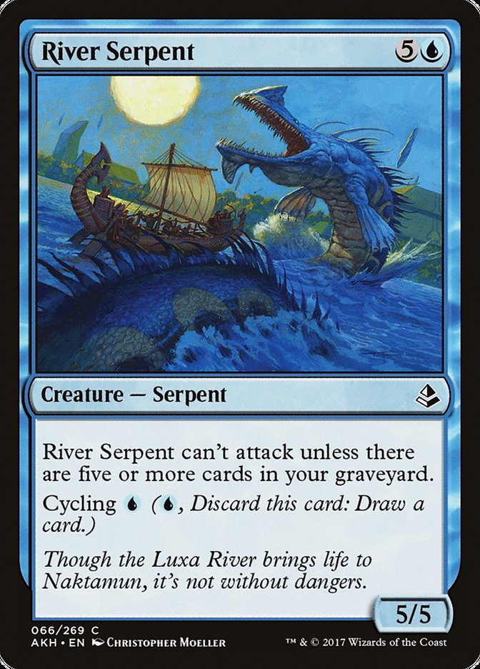 Magic | River Serpent [Amonkhet] | The Nerd Merchant
