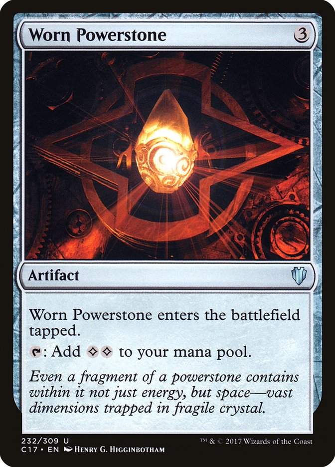 Magic | Worn Powerstone [Commander 2017] | The Nerd Merchant