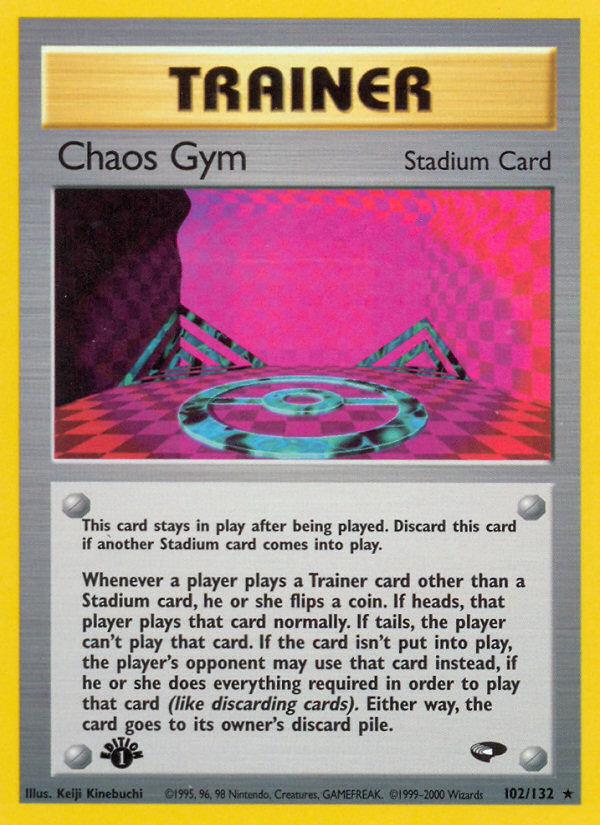 Pokemon | Chaos Gym (102/132) [Gym Challenge 1st Edition] | The Nerd Merchant