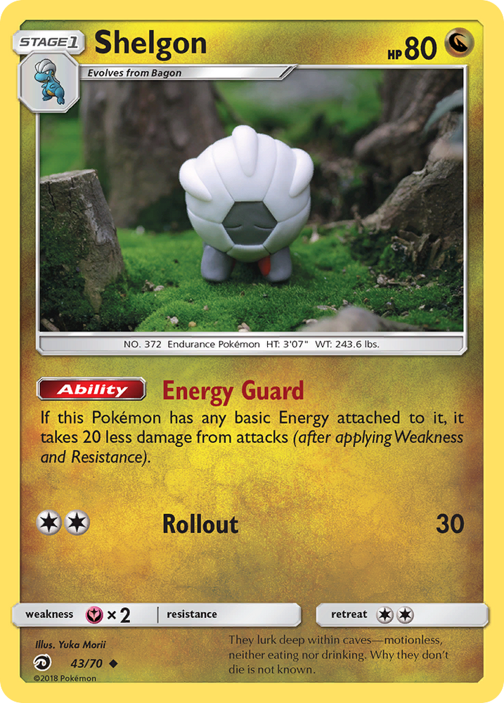 Pokemon | Shelgon (43/70) [Sun & Moon: Dragon Majesty] | The Nerd Merchant
