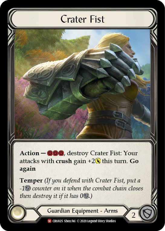 Flesh and Blood TCG | Crater Fist [CRU025] (Crucible of War)  1st Edition Normal | The Nerd Merchant