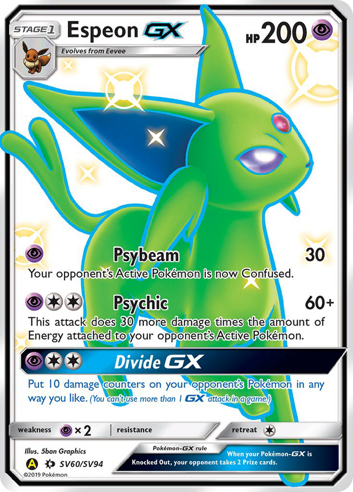 Pokemon | Espeon GX (SV60/SV94) [Sun & Moon: Hidden Fates - Shiny Vault] | The Nerd Merchant
